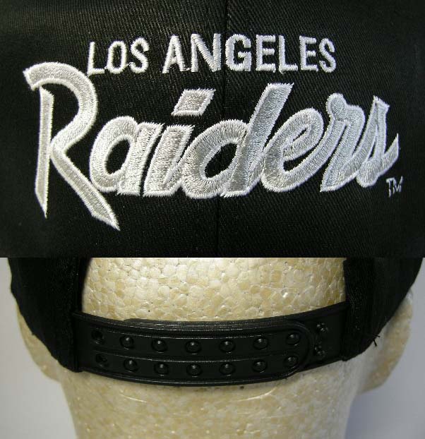 LOS ANGELES RAIDERS ロサンゼルス レイダース 筆記体 デッドストック スクリプト パチパチキャップ VINTAGE